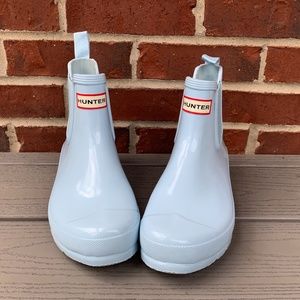 Hunter Original Refined Chelsea Gloss Rain Boots